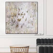 Arte abstrata com imagem de árvore, pintura a óleo em tela, arte para parede para sala de estar 2024 - compre barato