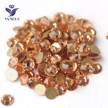 YANRUO 2088NoHF All Sizes Light Peach Flat Back Strass Stones And Crystals Non Hotfix Rhinestones On Nails Decoration 2024 - buy cheap