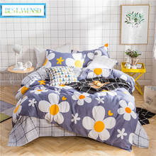 BEST.WENSD Drop Shipping 3d reactive printing flower bedclothes women/man comforter bedding sets Marriage Bed bedroom Decoration 2024 - buy cheap