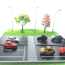 100pcs 1:150 Scale Architecture ABS Plastic Model Painted Car Toys Miniature Color Cars For Diorama Model Buildings Making Kits 2024 - buy cheap