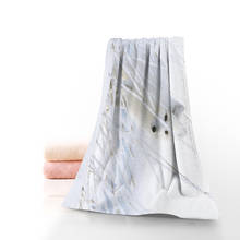 Personalizado arctic fox toalha de banho toalheiro têxtil casa viagem mão rosto toalha de microfibra tecido toalhas de banheiro 2024 - compre barato