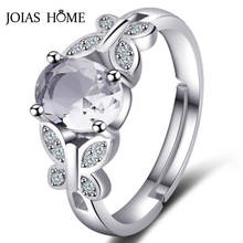 JoiasHome Classic 925 Sterling Silver Rings For Women Wit Round Shape Gemstones Size 6-10 Top Quality Fine Jewelry Wholesale 2024 - buy cheap