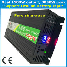 Convertidor de energía solar para coche, inversor de onda sinusoidal pura de 1500W/3000W, pico DC36v, 72v a AC220v, 110v, 60hz 2024 - compra barato