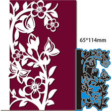 Cutting Dies Laser Flower New Metal Decoration Scrapbook Embossing Paper Craft Album Card Punch Knife Mold 65*114mm 2024 - buy cheap