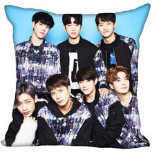 Funda de almohada GOT7 para el hogar, funda de almohada con cremallera Invisible, 40x40,45x45cm 2024 - compra barato