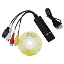 Adaptador de captura de vídeo VHS, dispositivo de captura de vídeo compatible con Win10 para MAC e IOS, USB 2,0, Easy Cap, TV, DVD, vhs, DVR 2024 - compra barato
