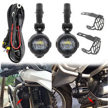 Suporte dianteiro para faróis da motocicleta, para bmw r1200gs f800, faróis de neblina, luzes de transporte 2024 - compre barato