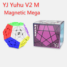 Yj yuhu megaminxeds v2 m cubo mágico yj yuhu v2 m mega velocidade quebra-cabeça 3x3x3 crianças brinquedos educativos magent mega cubo 3x3 2024 - compre barato