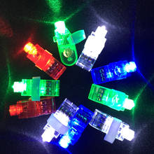 100 шт./лот светящееся кольцо на палец светодиодная игрушка для вечеринки светящееся кольцо подарок рождественские игрушки светится игрушка для детей светится в темноте 2024 - купить недорого
