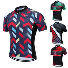 Men Cycling Jersey 2022 TELEYI Short Sleeve MTB Road Bike Jersey Breathable Mountain Bicycle Jersey Camiseta Ciclismo 2024 - buy cheap