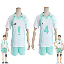 Униформа Haikyuu Aoba Johsai для старшей школы, униформа Оикава тоору, футболка и шорты, костюм для косплея Haikiyu, спортивная одежда для волейбольной к... 2024 - купить недорого