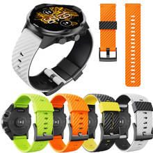Correia de relógio inteligente de silicone, pulseira macia de silicone para suunto 7/9 baro/d5, 24mm, esporte ao ar livre, relógios de pulso, acessórios 2024 - compre barato