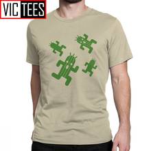 Final Fantasy Cactuar Men T Shirt Cloud FF7 Video Game Strife Shinra Chocobo Leisure Tshirt Pure Cotton 2024 - buy cheap