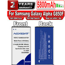 HSABAT-Batería de EB-BG850BBC para Samsung Galaxy Alpha G850F, G8508S, G8509V, G850, G8508, G850T, G850V, G850M, G850A, 5800mAh, la más nueva 2024 - compra barato