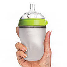 Силиконовая детская бутылочка, Детская молочная силиконовая насадка на бутылочку для кормления, детская бутылка для воды для напитков, бут... 2024 - купить недорого