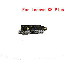 For Lenovo K8+ USB Plug Charge Board USB Charger Plug Board Module With Micropone Repair parts For Lenovo K8 Plus 2024 - buy cheap