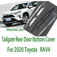 Подходит для Toyota rav4 отделка задней двери модификация 2014-2018rav4 украшение багажника яркий 2024 - купить недорого