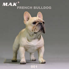 1/6 scale French cute bulldog pet model toy fit for 12" action figure scene toy accessory 2024 - buy cheap