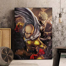 Anime One Punch Man Wall Art Canvas Poster Pictures Home Decoration HD Prints Painting Nordic Creative Modular For Children Room 2024 - buy cheap