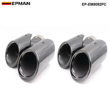 Хром 304 Нержавеющая сталь глушитель наконечник для Porsche 14 macan EP-EM8092PC 2024 - купить недорого
