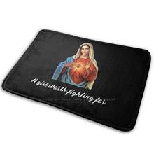 Virgin Mary Christian Catholic Church T-Shirt Religious Mat Rug Carpet Anti-Slip Bedroom Entrance Door Mat Mary Virgin Mary 2024 - buy cheap