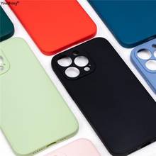 For iPhone 13 Pro Case Cover For iPhone 13 12 11 Pro Max mini Funda Coque Soft Original Liquid Silicone Case For iPhone SE XR X  2024 - купить недорого