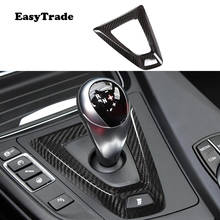 For BMW M3 M4 F80 2014 2015 2016 2017 2018 Accessories Carbon Fiber Car Central Control Gear Panel Base Cover Trim Car Styling 2024 - buy cheap