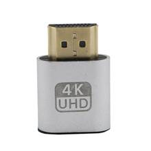 Vga hdmi-compatível manequim plug display virtual emulador adaptador ddc edid suporte 1920x1080p para placa de vídeo btc mineração mineiro 2024 - compre barato