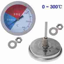 Hot seling products Portable Professional 0-300 Celsius Steel Bimetal Gauge BBQ Temperature Thermometer Barbecue 2024 - buy cheap