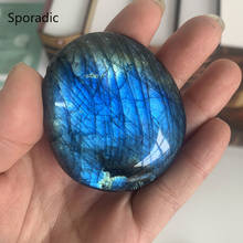 Sporadic 1pc cristal natural pedra polido labradorite quente compressa pedra moonstone energia quartzo ornamento enviar aleatório 2024 - compre barato