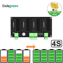 QNBBM-equilibrador 4S batería de litio de 12V, ecualizador activo BMS para Li-ion LiFePO4 LTO LiNCM LMO 18650, paquete de protección DIY 2024 - compra barato