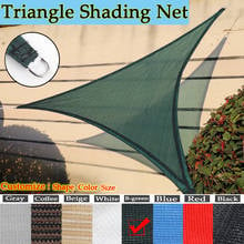 High-Quality Blackish Green Garden Yard Triangular Sun Shelter Patio Canopy Garden Sun Shade Awning Amusement Park Sunshade Sail 2024 - buy cheap