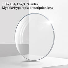 1.56 1.61 1.67 1.74 Index Resin Aspheric Prescription Glasses Lens Myopia/Hyperopia Optical Lens Clear Presbyopia Lenses 2 Pcs 2024 - buy cheap