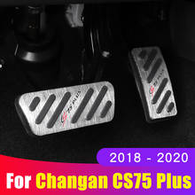 Car pedal cover Accelerator brake Clutch pedal Cover Non-Drilling Interior Refit For Changan CS75 plus 2018 2019 2020 2024 - buy cheap