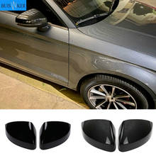 Pair for Audi A3 S3 8V RS3 Side Wing Mirror Covers Caps (Carbon Look) 2017 Replace 2015 2016 2018 2013 2014 2019 2024 - buy cheap