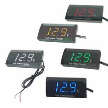 Mini LED Display Digital Voltmeter Panel Volt Voltage Meter Tester Reverse connection protection 12V For Car motorcycle Hot 2024 - buy cheap