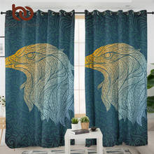 BeddingOutlet Eagle Living Room Curtains Hawk Curtain for Bedroom 3D Print Texture Window Treatment Drapes 1pc Animal Home Decor 2024 - buy cheap