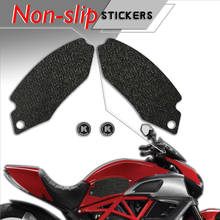 Motorcycle protection pad tank grip fuel tank pad sticker gasoline knee traction side Non-slip decals for DUCATI 11-18 DIAVEL 2024 - buy cheap