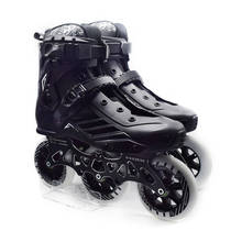 3 rodas de patins para adulto 110mm, sapatos de skate para velocidade, 4 rodas, 80mm, slalom, fsk, skate, para powerslide, cityrun, seba 2024 - compre barato