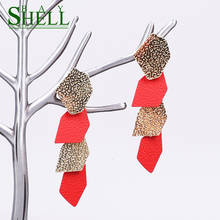 Shell Bay 2020 Red Long Earrings Jewelry Boho/Drop Earrings Women Punk Fashion Earrings Cute Girls Earring Pendientes cc Earings 2024 - buy cheap