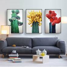 Nordic Simple Cactus Plant Canvas Painting Posters And Prints Wall Art Decorative Picture Decoration For Living Room Home Decor 2024 - buy cheap