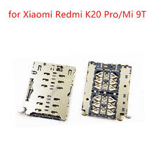 Lector de tarjetas para Xiaomi Redmi K20 Pro/Mi 9T, Conector de ranura para tarjeta SIM SD, soporte de enchufe, lector de bandeja, repuestos de reparación 2024 - compra barato