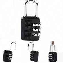 3 Digit Code Combination Password Lock Portable Travel Mini Zinc Carrying Luggage Case Security Lock Backpack Lock Padlock 2024 - buy cheap
