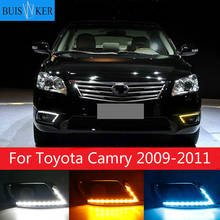 Luces de circulación diurna DRL para Toyota Camry 2009 2010 2011, cubierta de lámpara antiniebla, luz diurna amarilla, 2 uds. 2024 - compra barato