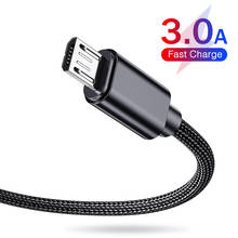 YKZ Micro USB кабель с нейлоновой оплеткой для быстрой зарядки Microusb дата кабель для samsung huawei Xiaomi шнур Android мобильный телефон 2024 - купить недорого