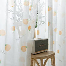 Белая Тюлевая занавеска в скандинавском стиле для гостиной шторы для салона занавески минималистичные освежающие занавески для девочек 2024 - купить недорого