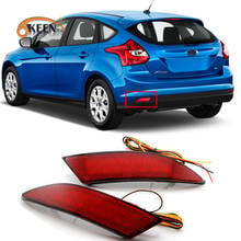 High Qaulity 2Pc LED Rear Bumper Reflector for Ford Focus 3 Hatchback 2012 2011 2013 2014 Light Warning Tail Brake Lamp 2024 - buy cheap