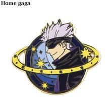 DB363 Homegaga Cartoon Anime Boy Pins Badges For Clothes On T-Shirt Backpack Jackets Metal Cute Lapel Pin Brooches Gift 2024 - buy cheap