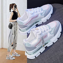 2021 Spring New Korean Style Lace-up Sneakers Women's Street Shooting Flat-bottomed Flowers Casual Women's Shoes 2024 - buy cheap