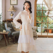 2019 new fashion women's clothing Vintage dress winter dress 2024 - buy cheap